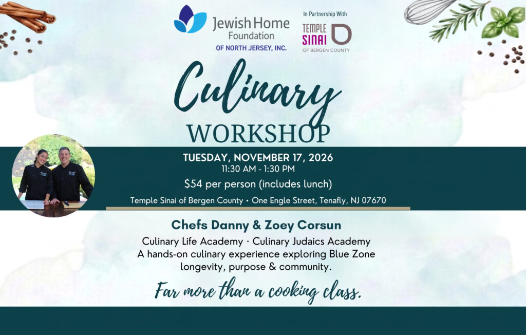 culinary flyer horizontal format temple sinai